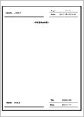 FAX���t��e���v���[�g12 �摜