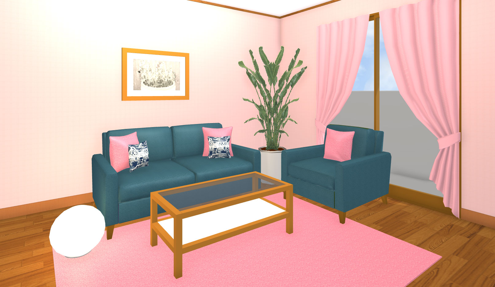 コントラスト配色　イメージ
