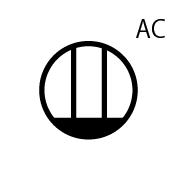 エアコン用コンセント記号図面記号
