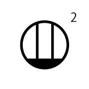 2口コンセント記号図面記号