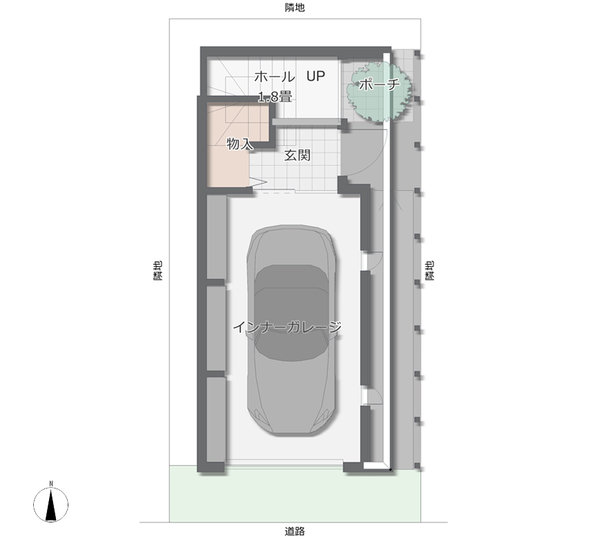 共働き夫婦の間取り(狭小住宅の間取り)