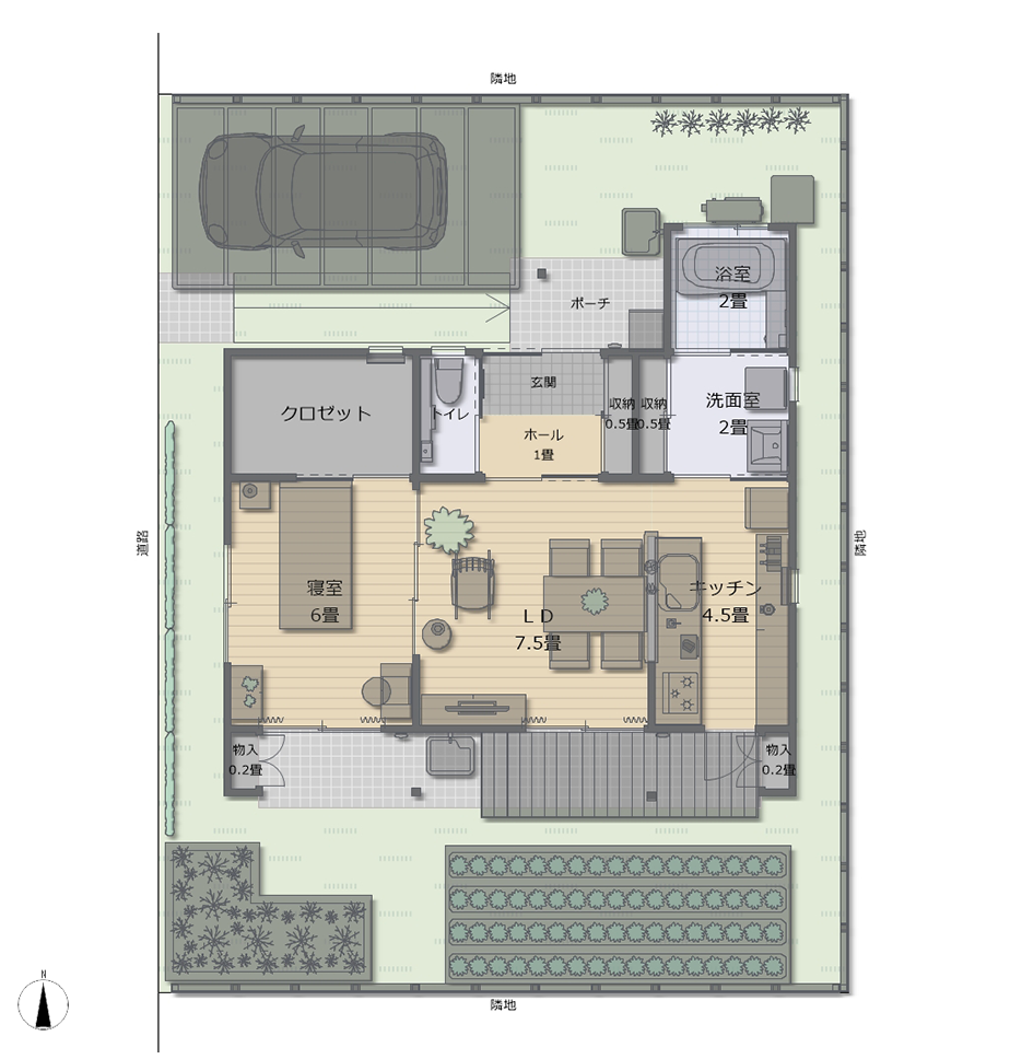 終の住処間取り