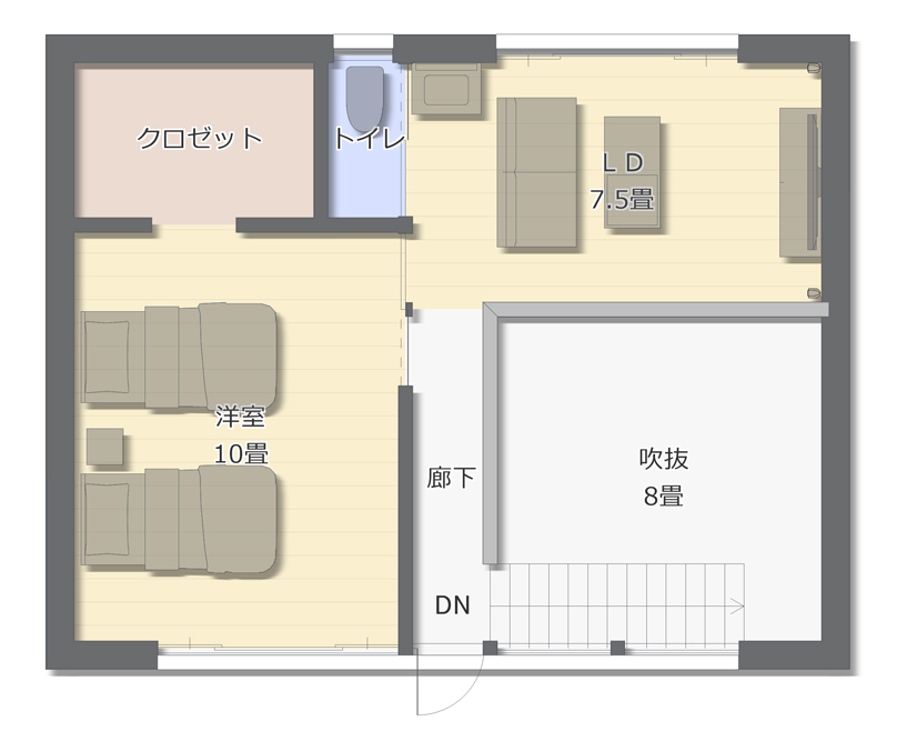 二世帯住宅の間取り