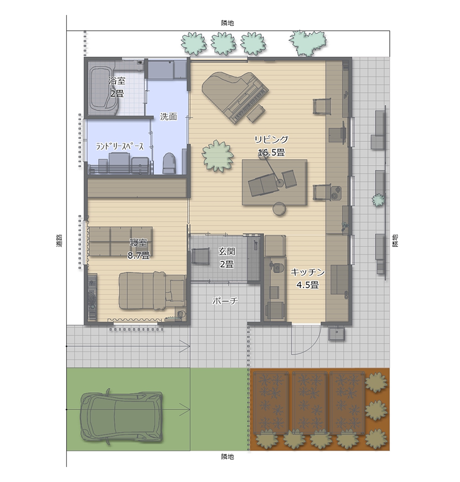 終の住処間取り