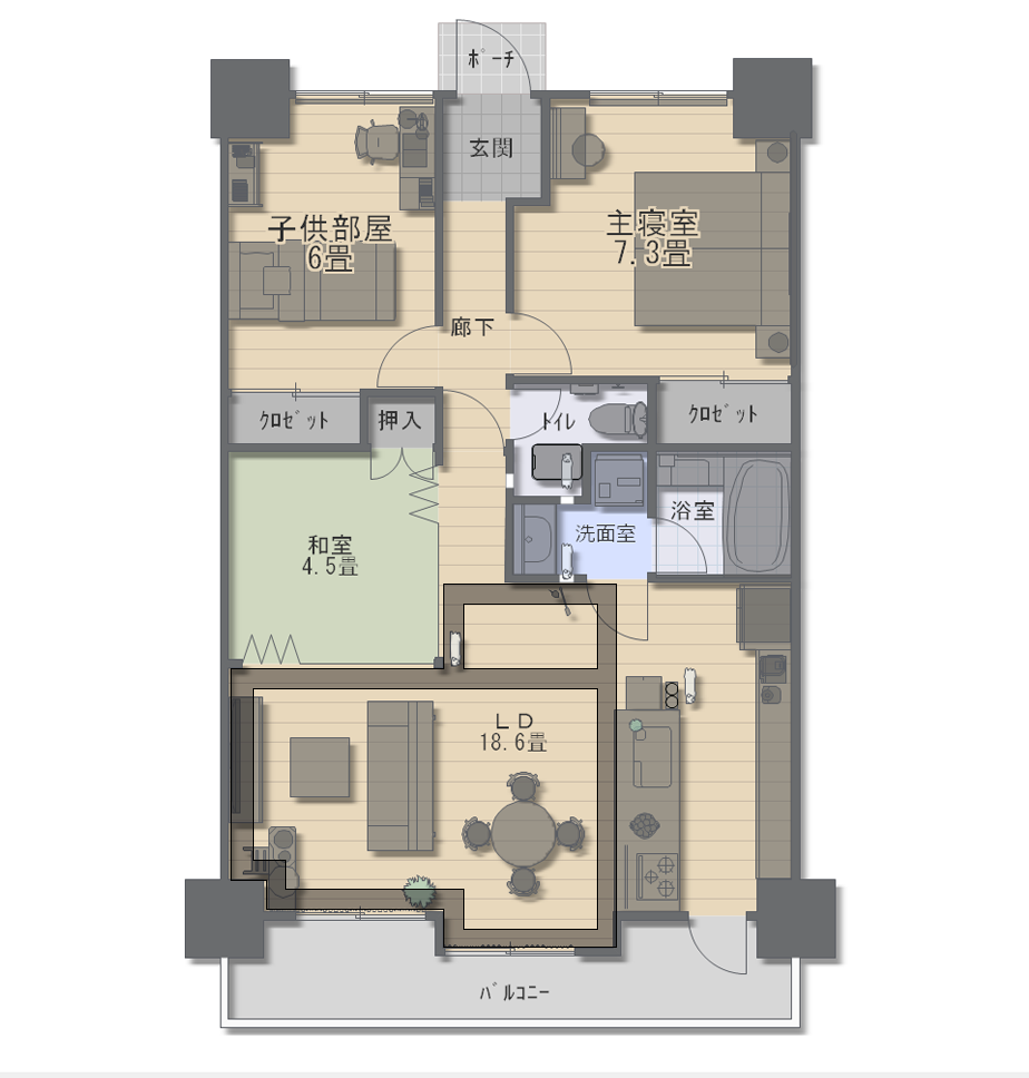 ペットと暮らすマンションのリフォームプラン