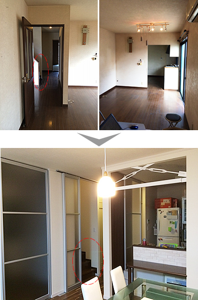 マイホームデザイナー活用事例「壁とっちゃおうっと」・before写真