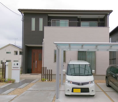 マイホームデザイナー活用事例「間取りと外観検討に大活躍しました。」・完成写真