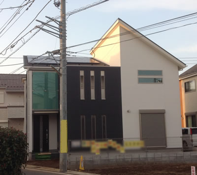 マイホームデザイナー活用事例「パティオのある我が家」完成写真