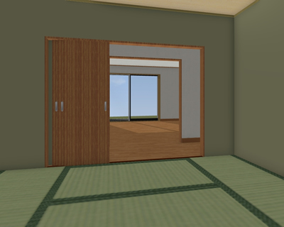 マイホームデザイナー活用事例「家族が一つになれる家」内観