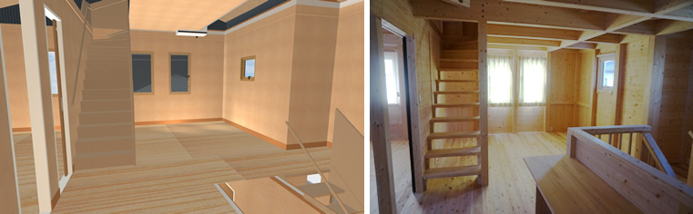 マイホームデザイナー活用事例「拙宅新築工事」3Dマイホームデザイナーで作成したイメージ