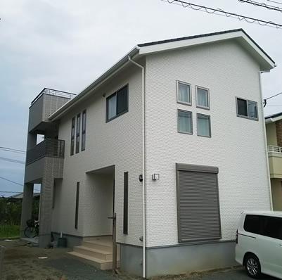 マイホームデザイナー活用事例「屋上のある家」完成写真