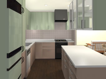 入口側（ドア）からの眺め