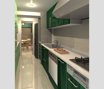 キッチン（パース）