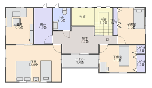 2階間取り