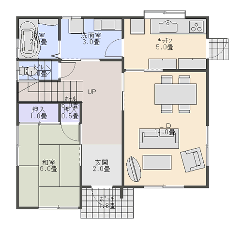 1階間取り