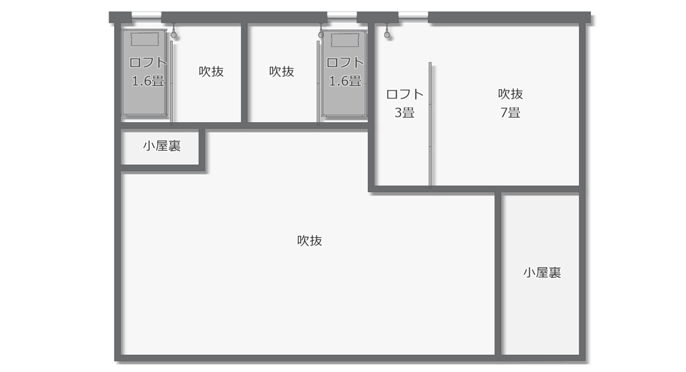 ロフト間取り