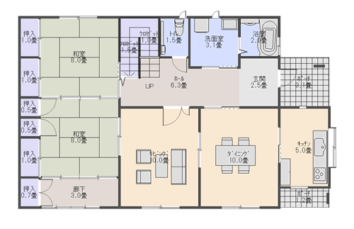 バリアフリーを重視した間取り 間取り図ダウンロード 間取り ３ｄ住宅デザインソフト ３ｄマイホームデザイナー