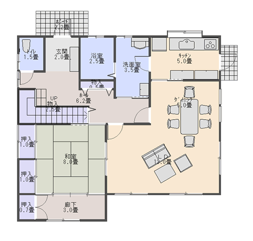 間取り図ダウンロード 建築士考案の間取りサンプル