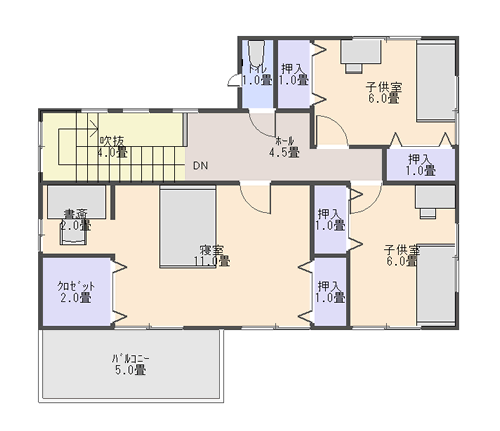 2階間取り