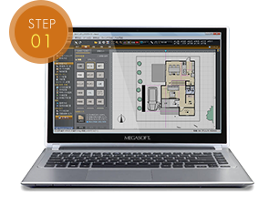 間取り・平面図を作成