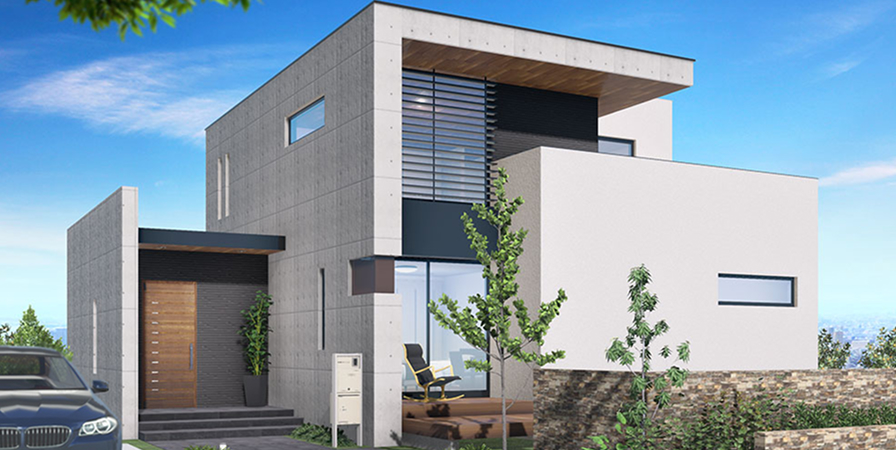 3Dアーキデザイナー11 Professionalで作成した外観パース