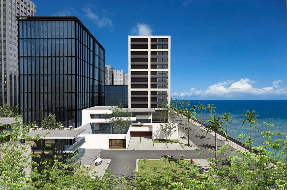 ビル外観パース