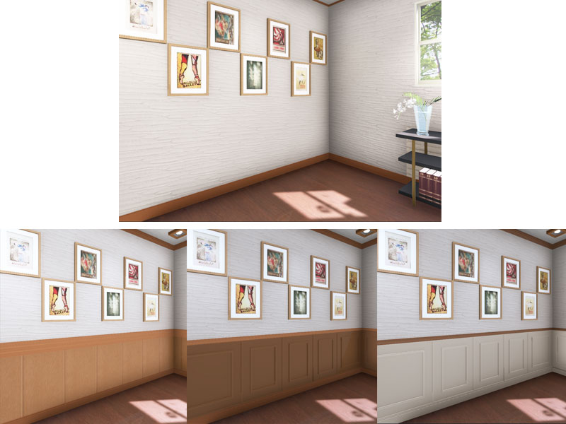 タイプで選べるモールディング