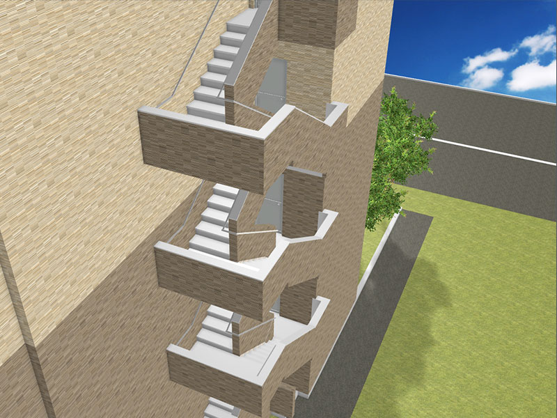 マンション用外階段