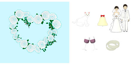 イラストを各種画像処理ソフトに読み込み。