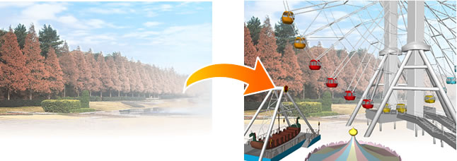 背景画像を指定