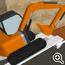 シャベル積込み