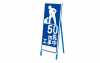 工事用標識 50m先