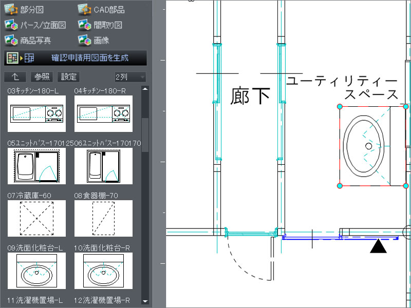JW_CADの図形を読み込める