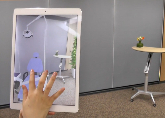 ARでバーチャル配置