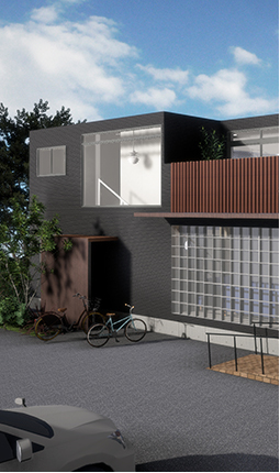 病院外観パース