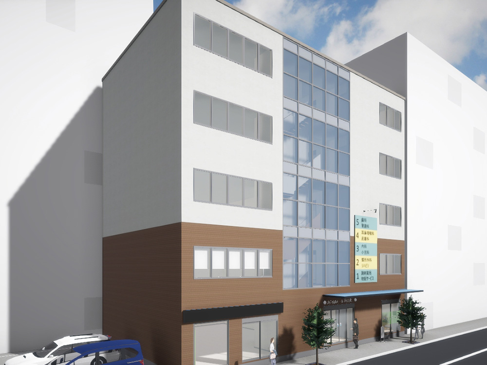 医療モール 外観パース