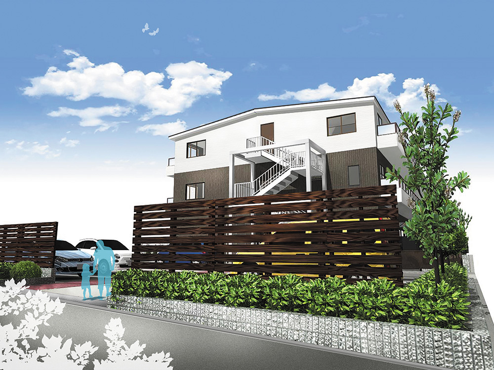 福祉施設外観パース