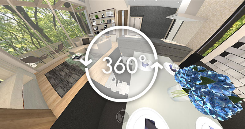 内観360度画像ダウンロード