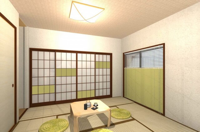 現代風ナチュラルモダンな和室空間