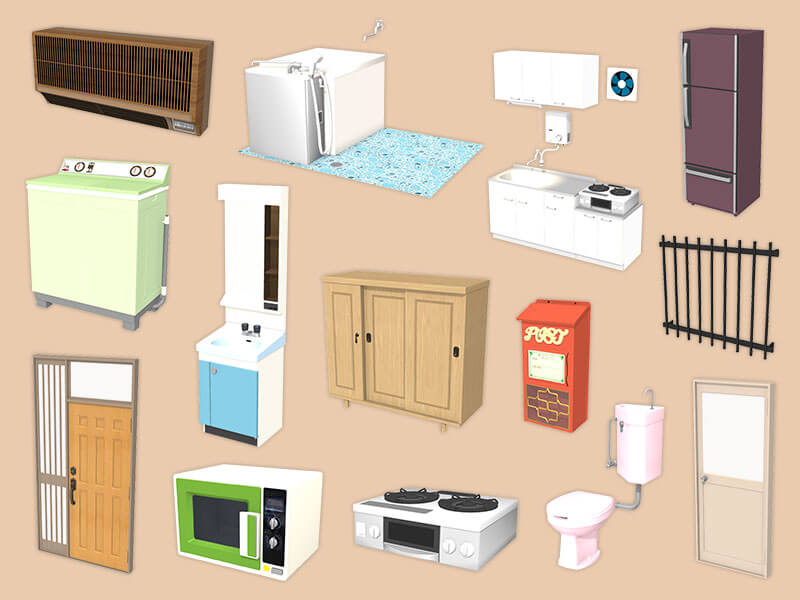 ドリフォーム前を再現するパーツ