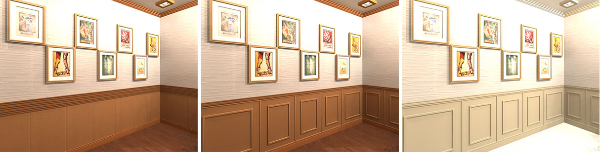 モールディングのタイプ