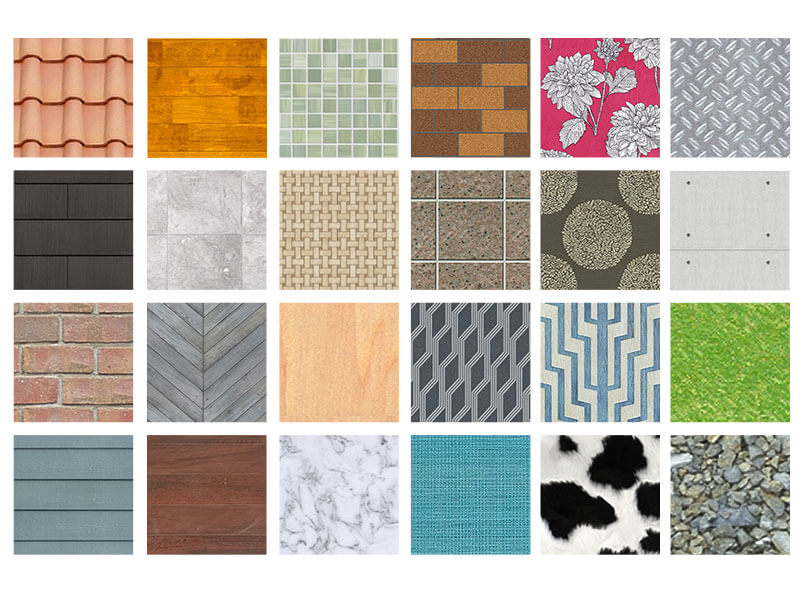 壁紙や床材などのテクスチャ素材