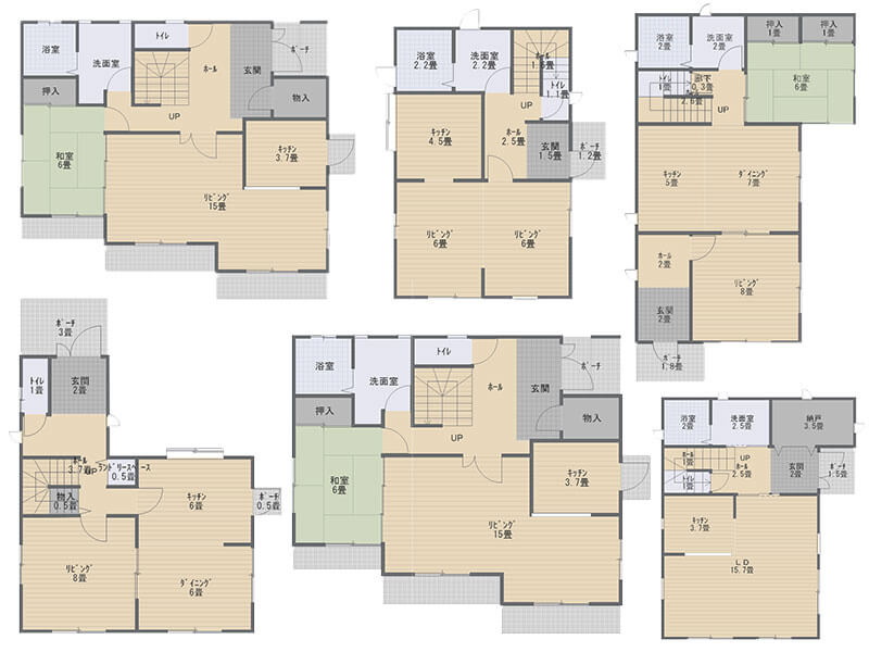 間取りサンプルから選択