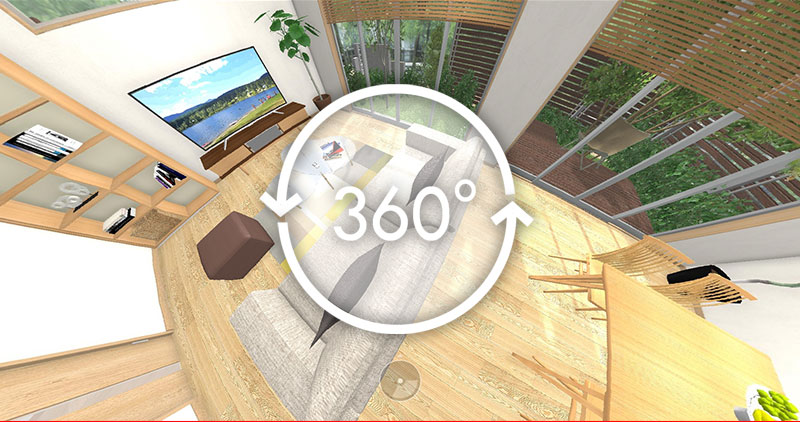 内観360度画像ダウンロード