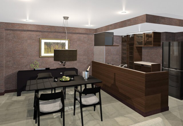 モダン ダイニングキッチン