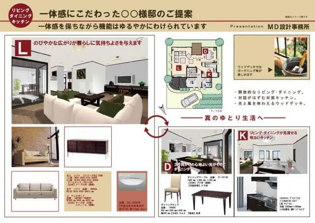 ナチュラルモダンなLDKプラン