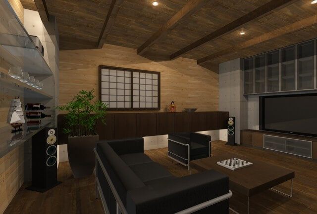 木の香り溢れる家