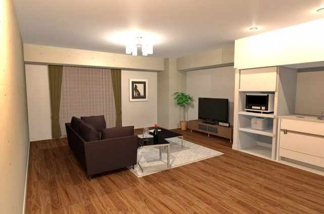 スタイリッシュな男性の一人暮らし空間