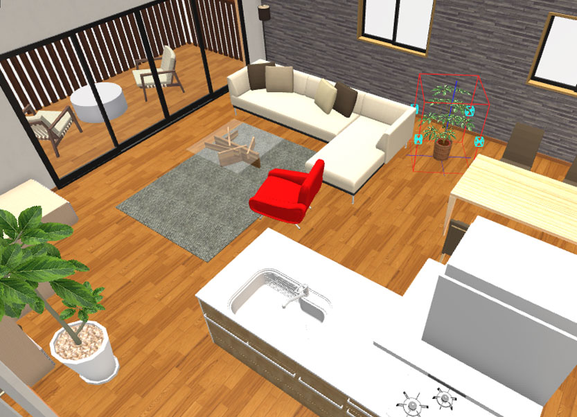 STEP02 家具を配置する / ソフトで家づくり - 間取りから外観までを