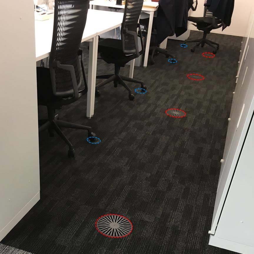 パーソナル空調実例写真